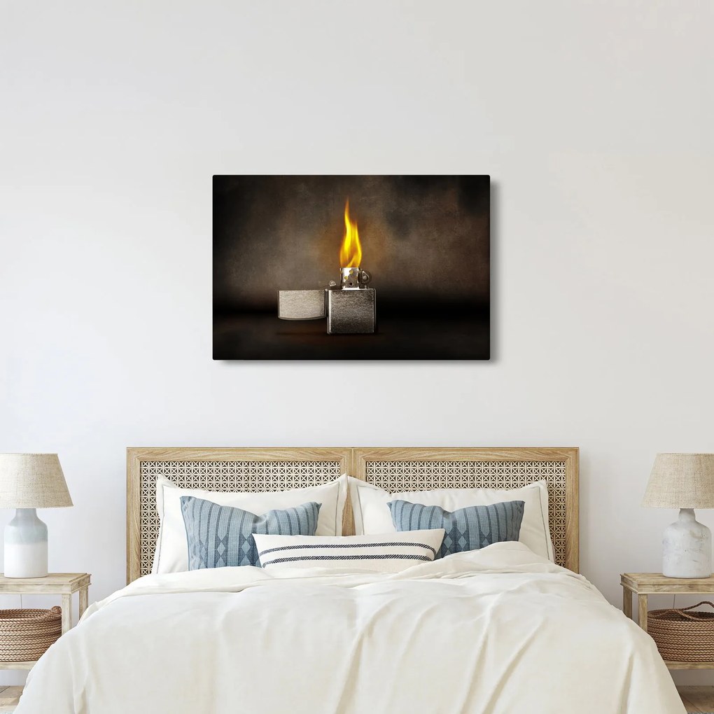 Egy öngyújtó képe (90x60 cm)