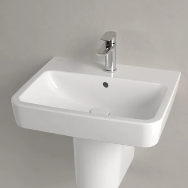 Villeroy & Boch 4A415501 - Falra szerelhető mosdó O.NOVO 55x46 cm kerámia/fehér