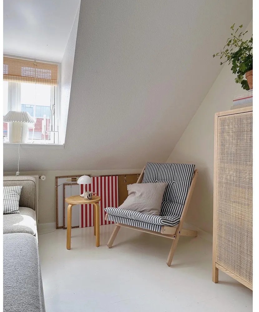 Fehér/világoskék fotel Boogie - Karup Design