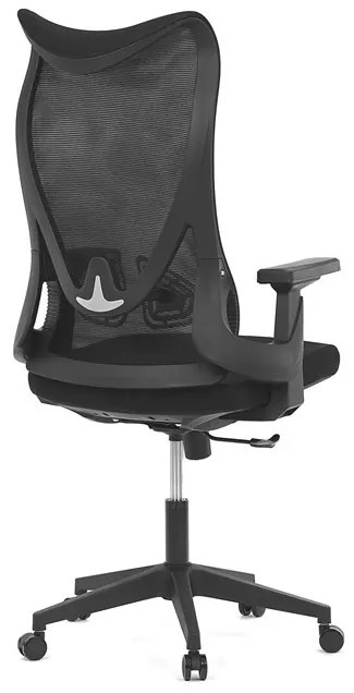 Fekete Hálós Irodai Szék, Hinta Mechanikával. KA-S248 BK