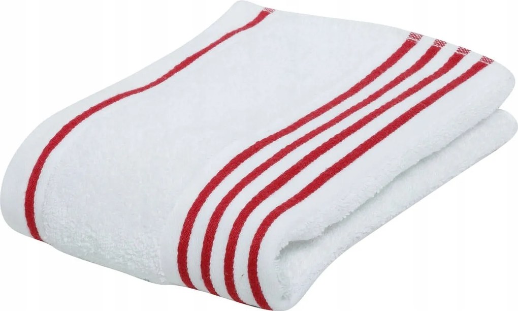 Rio negatív törölköző, 70x140cm, kol.biały/bordowy