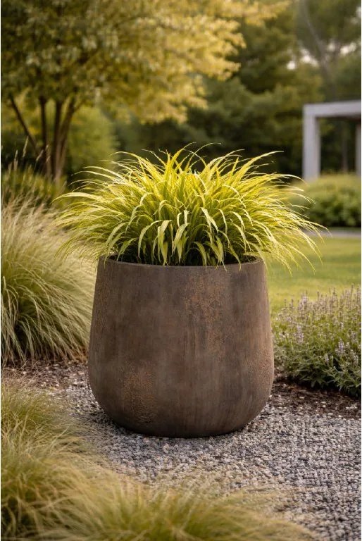 Pottery Pots Pax virágcserép, császárbarna színű, több méretben - PotteryPots méret: M - ø 46 cm | m. 46 cm