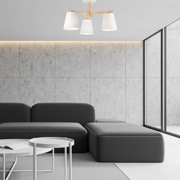 Fali lámpa ELLIE 3xE27/60W/230V fehér