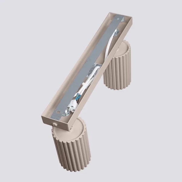 Brilagi - LED spotlámpa CRESTO 2xGU10/10W/230V taupe