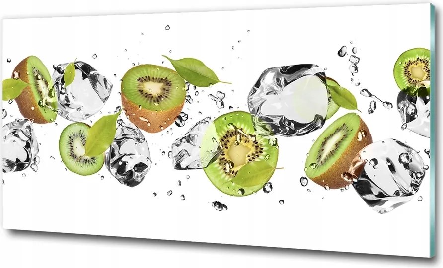 Fotó-kép edzett üveg Lime és víz 125x50