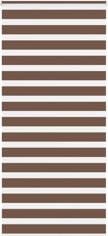 vidaXL zebrafüggönnyel barna szövetszélesség 100,9 cm poliészter