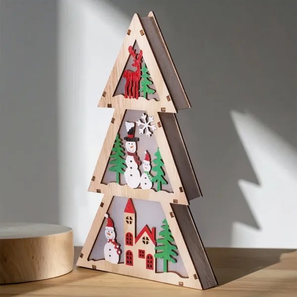 Brilagi - LED karácsonyi dekoráció LED/2xAA karácsonyfa