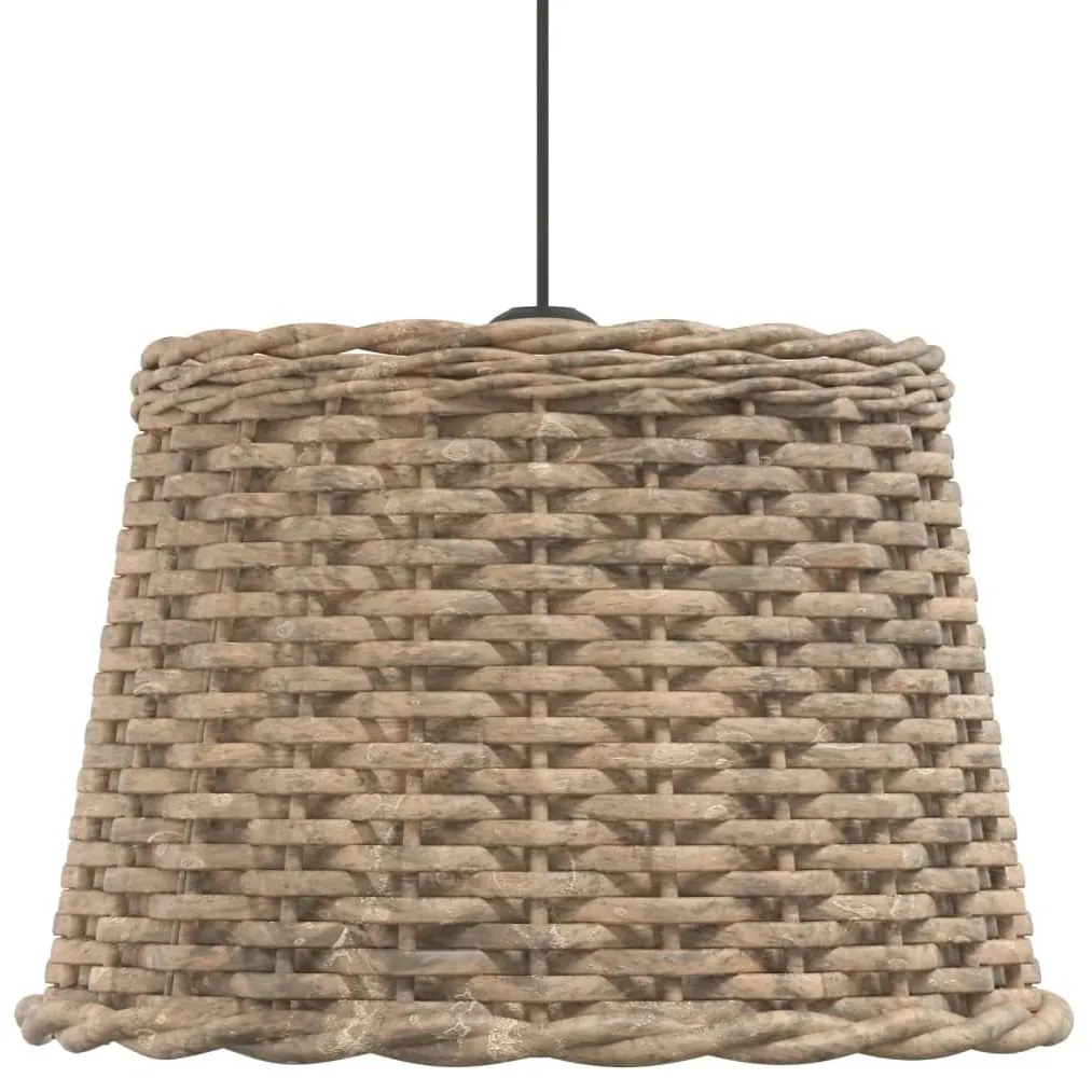 barna fonott mennyezeti lámpaernyő Ø40 x 26 cm