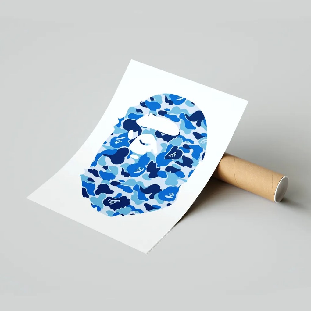 Poszter Hypebeast Bape Streetwear sportcipő 30x40 Ajándék ötlet