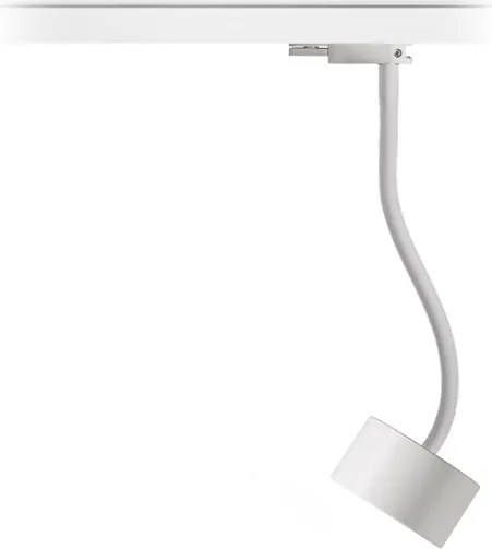 RENDL PIXIE hajlítható nyakon háromáramkörös sínre fehér 230V LED GX53 7W