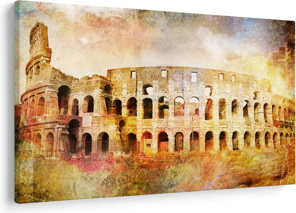 Kép - Digitális festészet, Colosseum, Róma, Olaszország (90x60 cm)