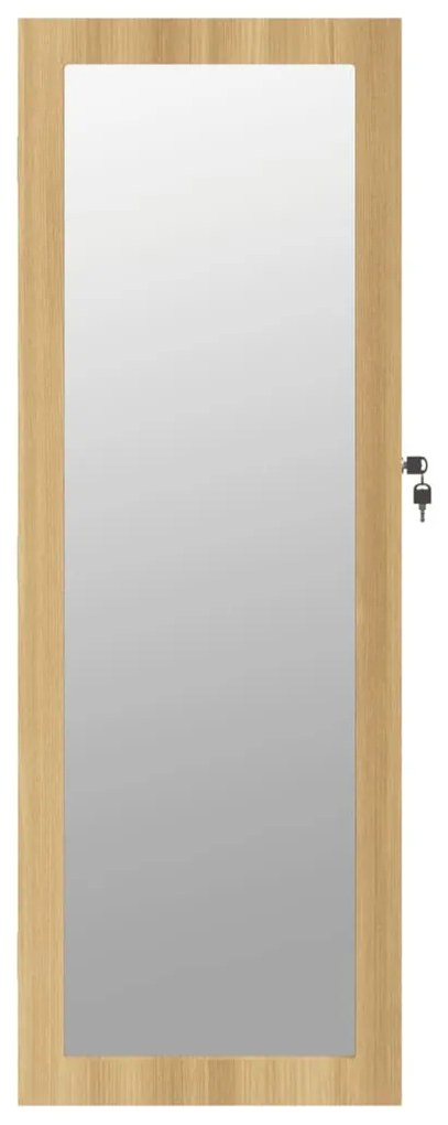 falra szerelhető tükrös ékszerszekrény 37,5x10x106 cm