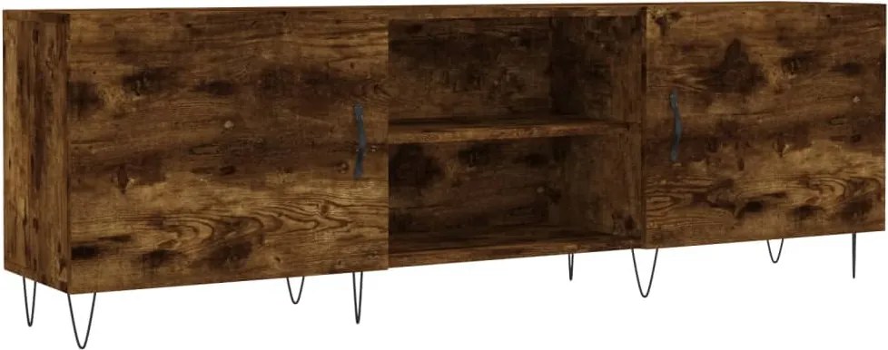 vidaXL füstös tölgy színű szerelt fa TV-szekrény 150 x 30 x 44,5 cm