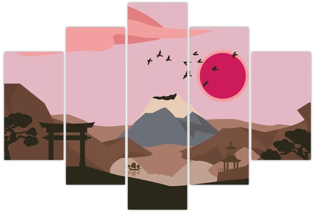 Kép - Japán N⁰2 (150x105 cm)