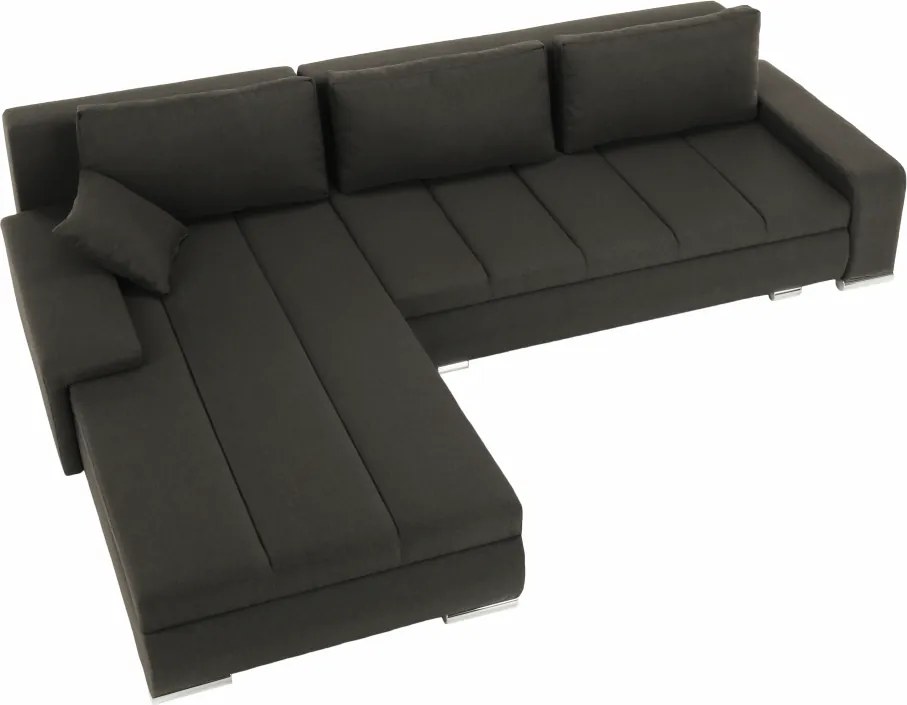 Ülőgarnitura, szövet barna, TONIKS