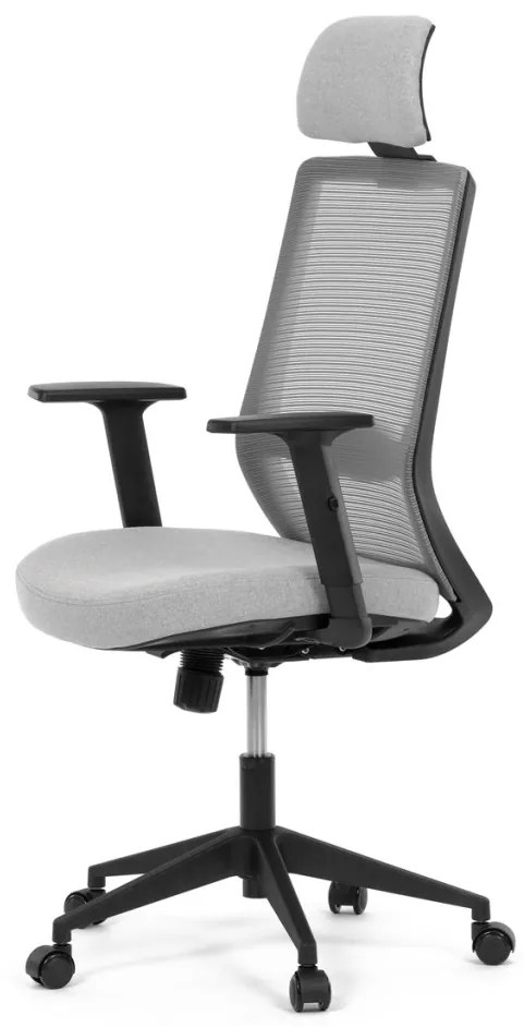 Scaun pivotant de culoare gri cu mecanism sincron. KA-V3329