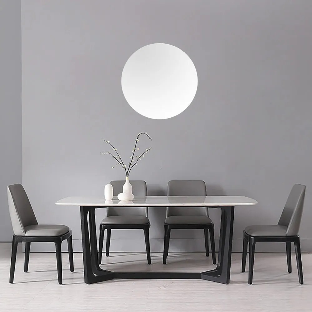 Fali tükör világítással ø 60 cm Luna – Mirrors and More