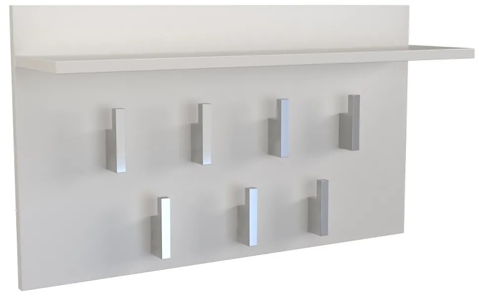 Drohmo 2F modern fogas, 70x40x20 cm, matt fehér