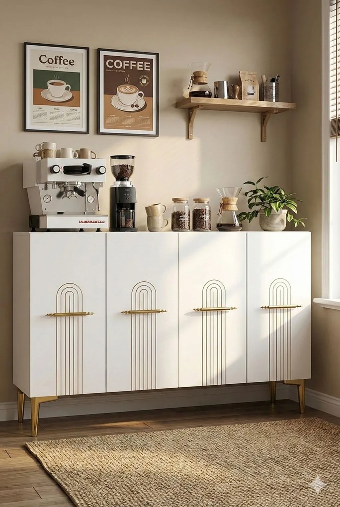 Ida 120 - White, Gold