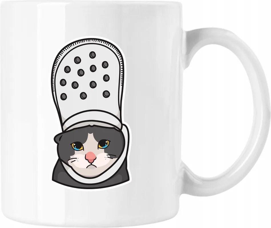 Bögre Cica Vicces Mém 28 Fehér 330ml