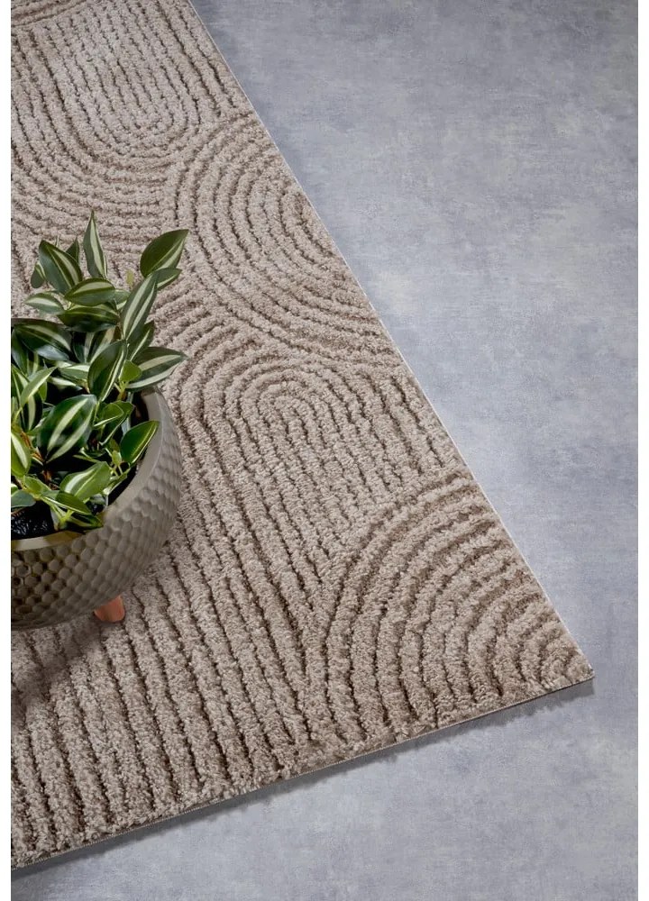 Bézs futószőnyeg 80x240 cm Chappe Beige – Elle Decoration