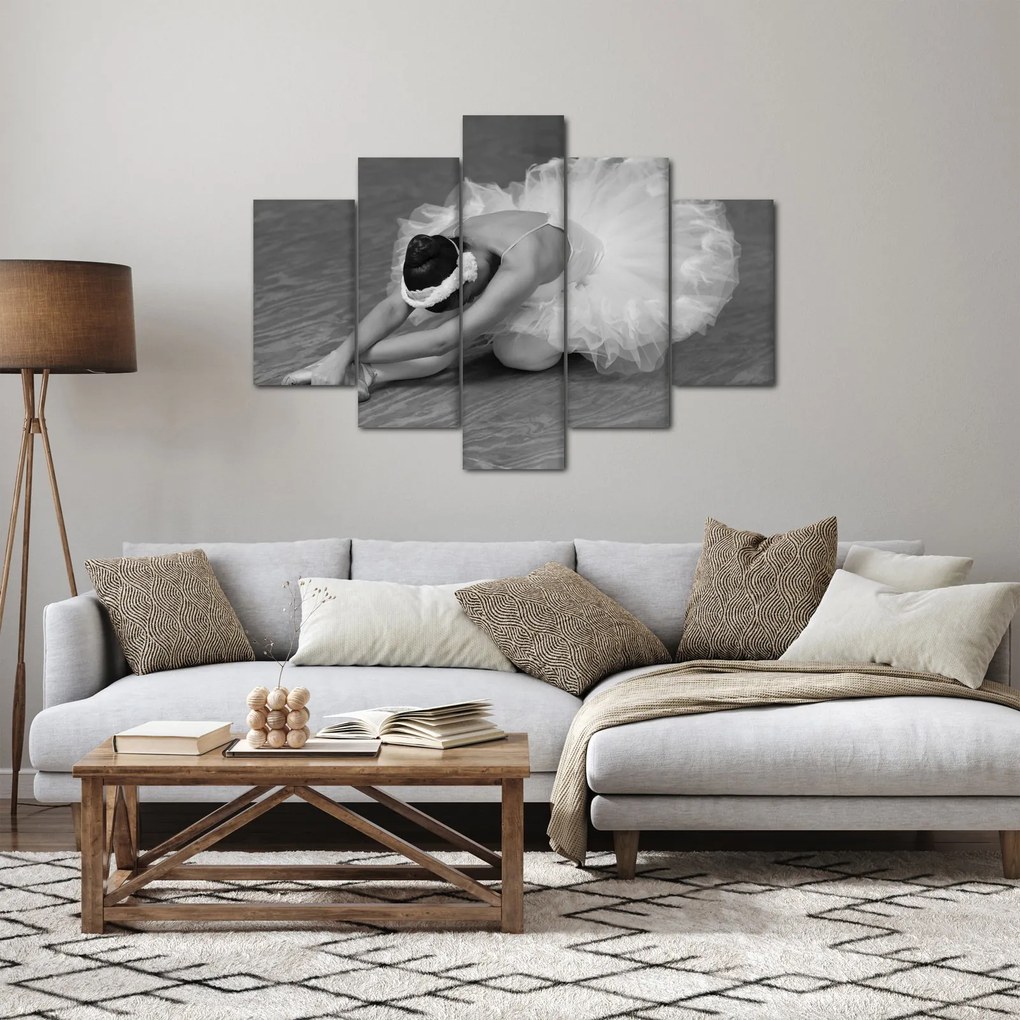 Kép - Balerina, fekete-fehér (150x105 cm)