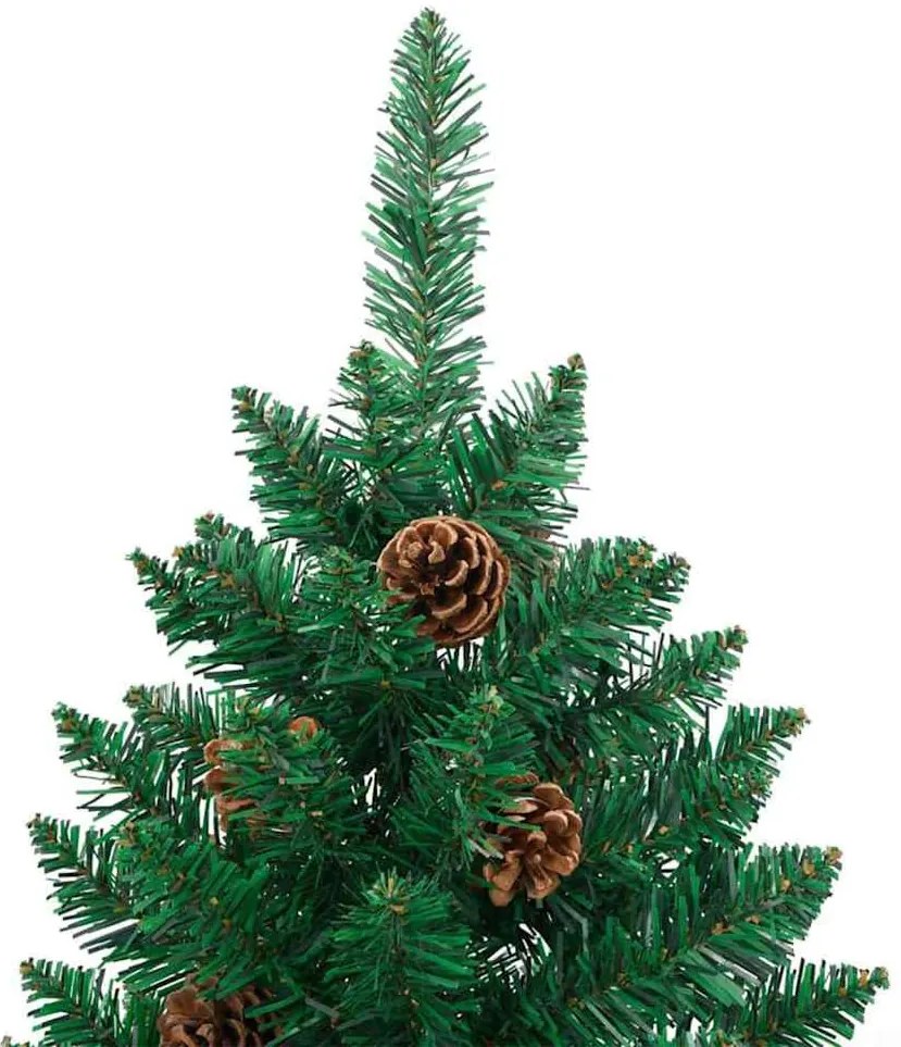 Karcsú karácsonyfa Zöld 72 x 72 x 180 cm PVC