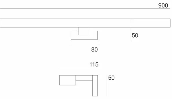 Brilagi-LED Fürdőszobai tükörmegvilágítás WOODY MIRROR LED/15W/230V IP44 tölgy/króm