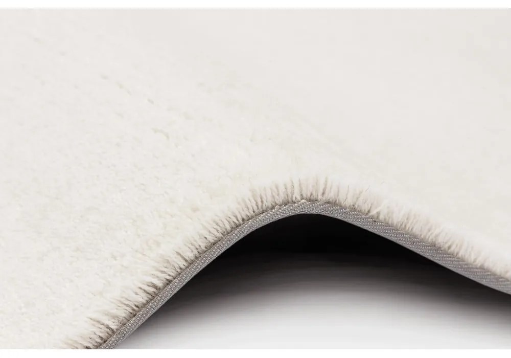 Krémszínű gyapjú szőnyeg 160x240 cm Marble – Agnella