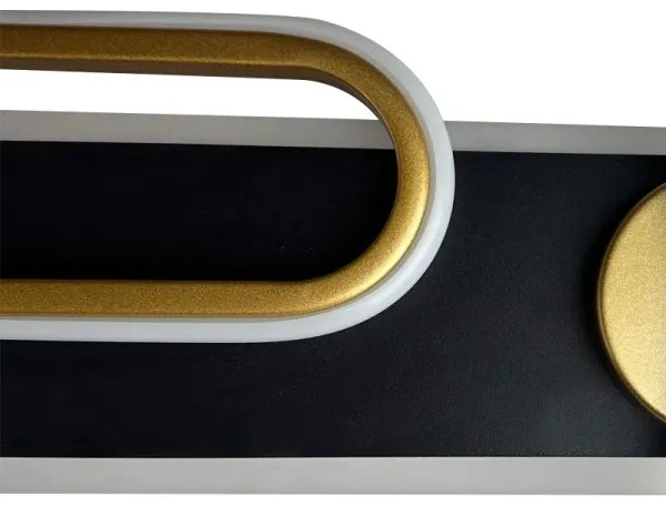 LED állítható mennyezeti lámpa 60W 230V 3000-6500K fekete + DO