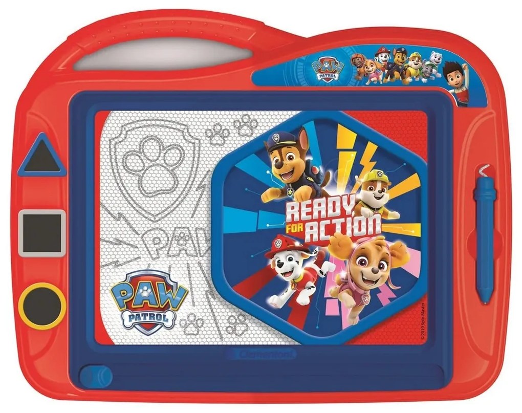 Clementoni Mágneses rajztábla Paw Patrol, 34 x 47x 3,5 cm