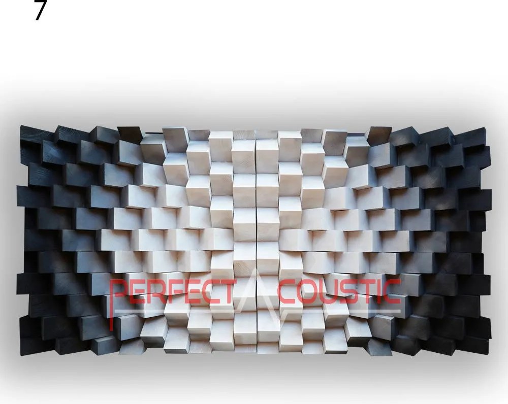 Fali panel 70x140x7cm-design panel - diffúzor 3 szín - 120x60x7cm