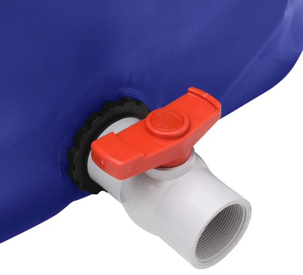 összecsukható PVC víztartály csappal 500 L