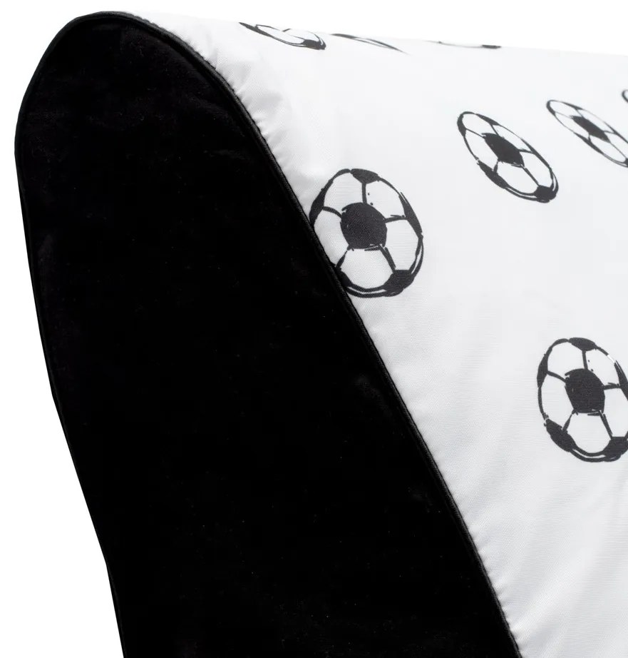 Gyermek JUNIOR fotel golyókkal töltött New Baby Football