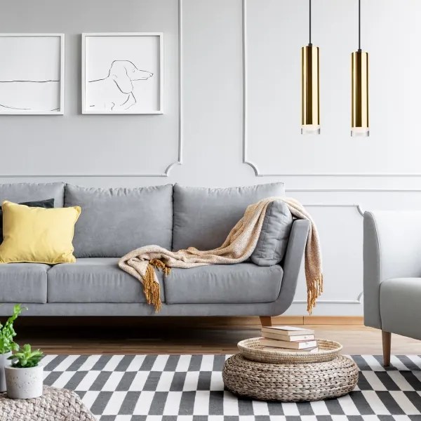 Csillár zsinóron DIEGO 2xE27/60W/230V