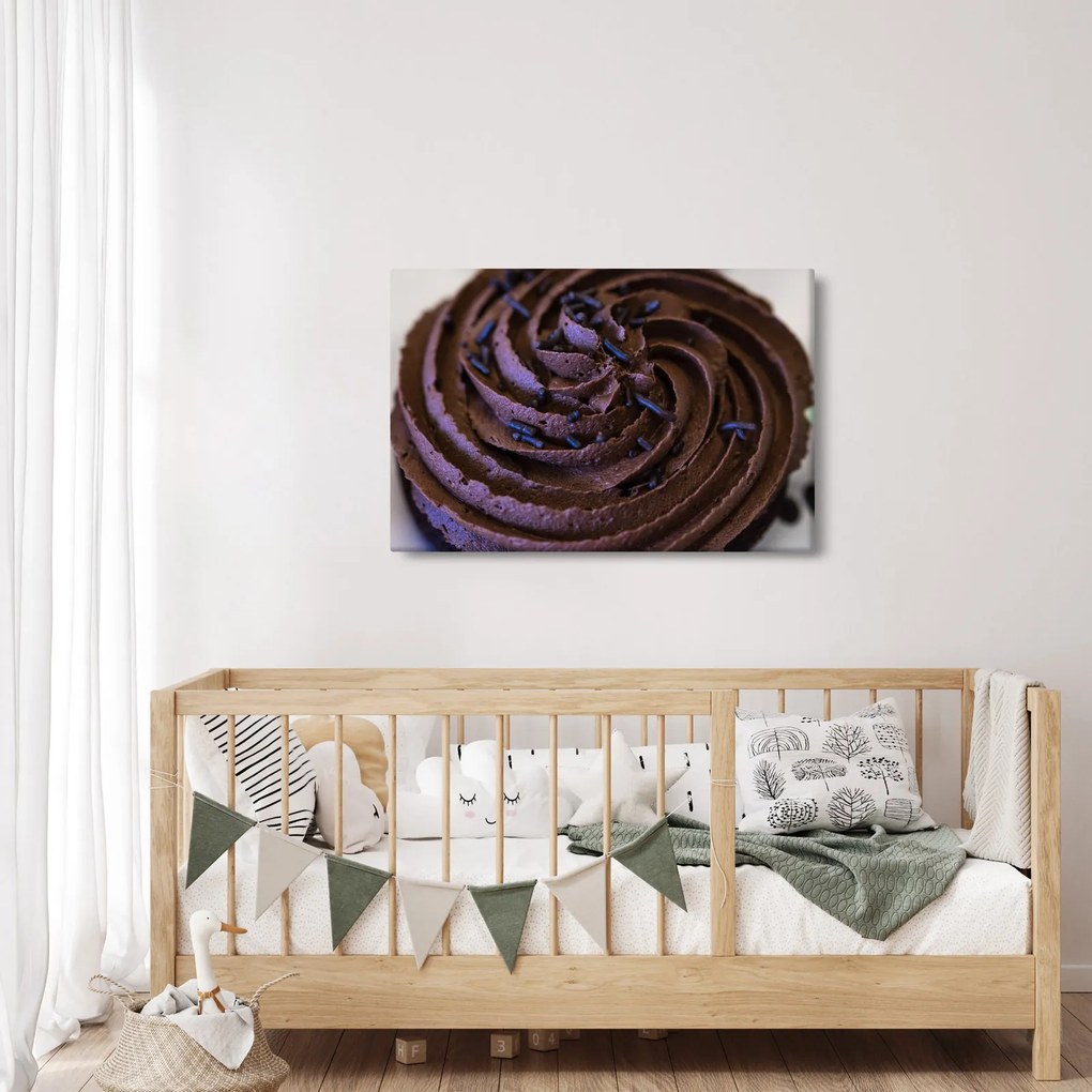 Kép - Csokoládé Cupcake (90x60 cm)