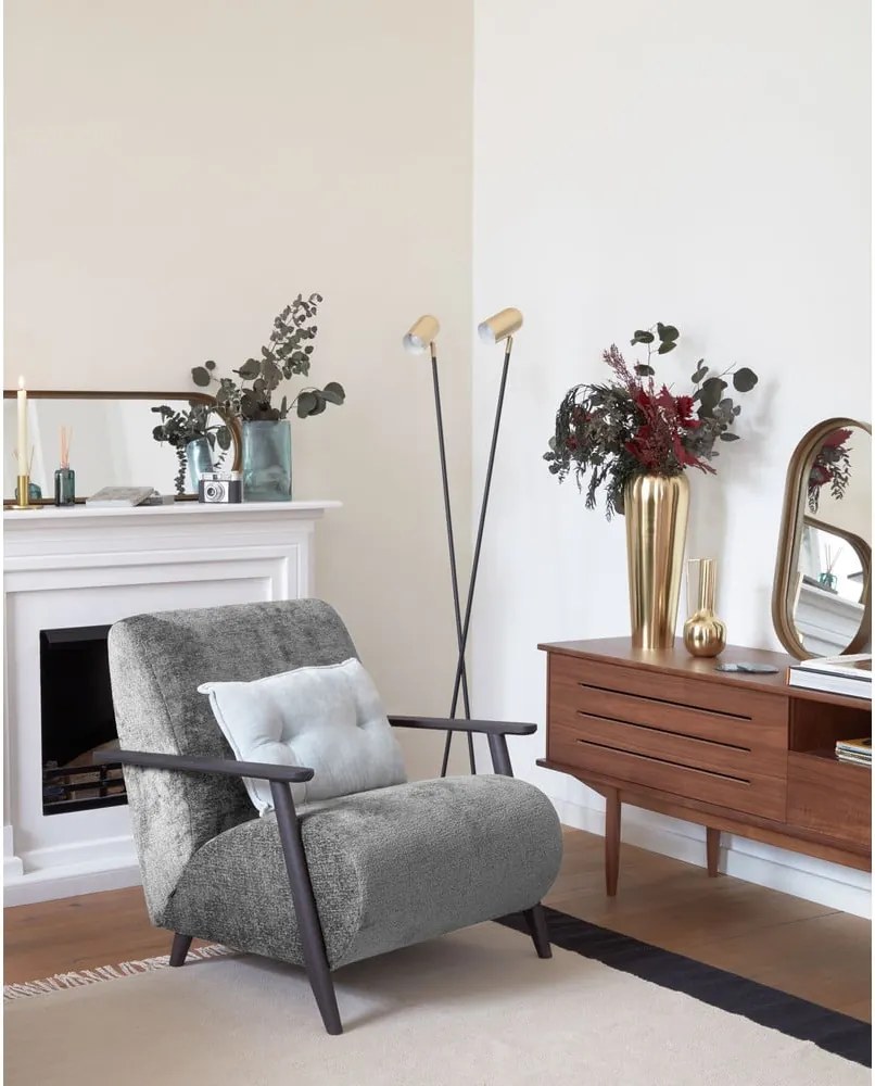 Szürke fotel Meghan - Kave Home