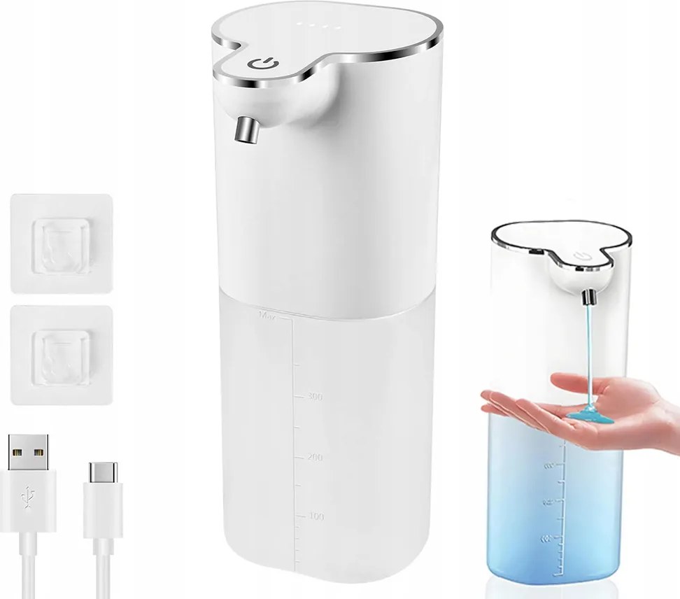 Automata Szappanadagoló, Elektromos, Falra Szerelhető, Fürdőszobába