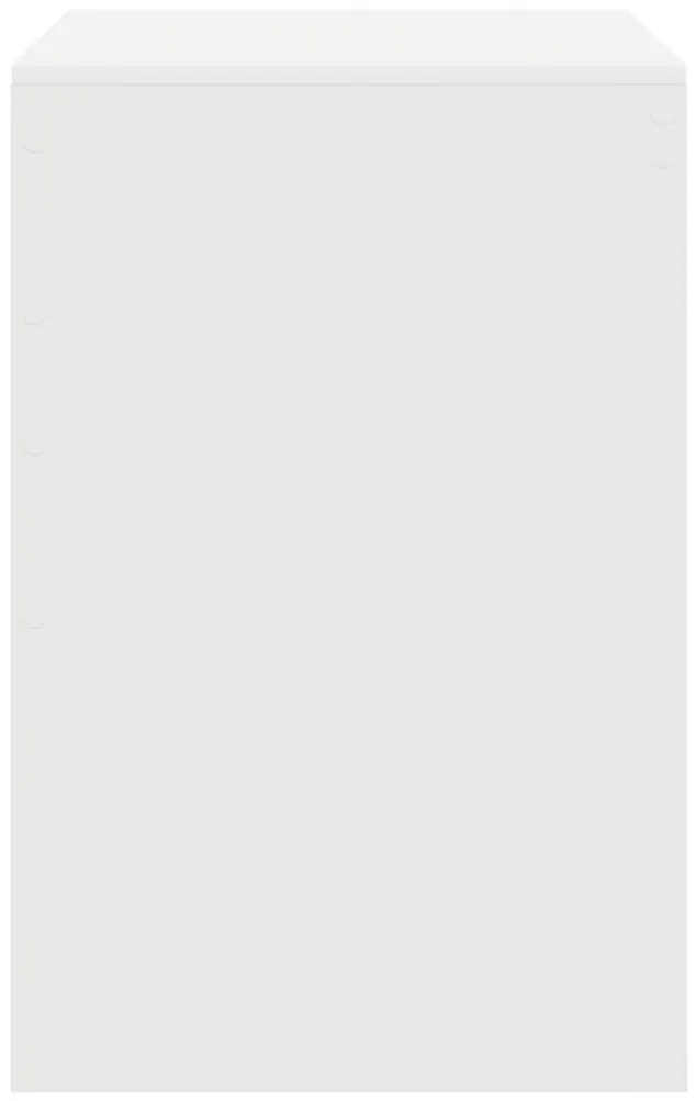 vidaXL Íróasztal Fehér Forgácslap 100 x 50 x 76 cm Tárolás Íróasztal