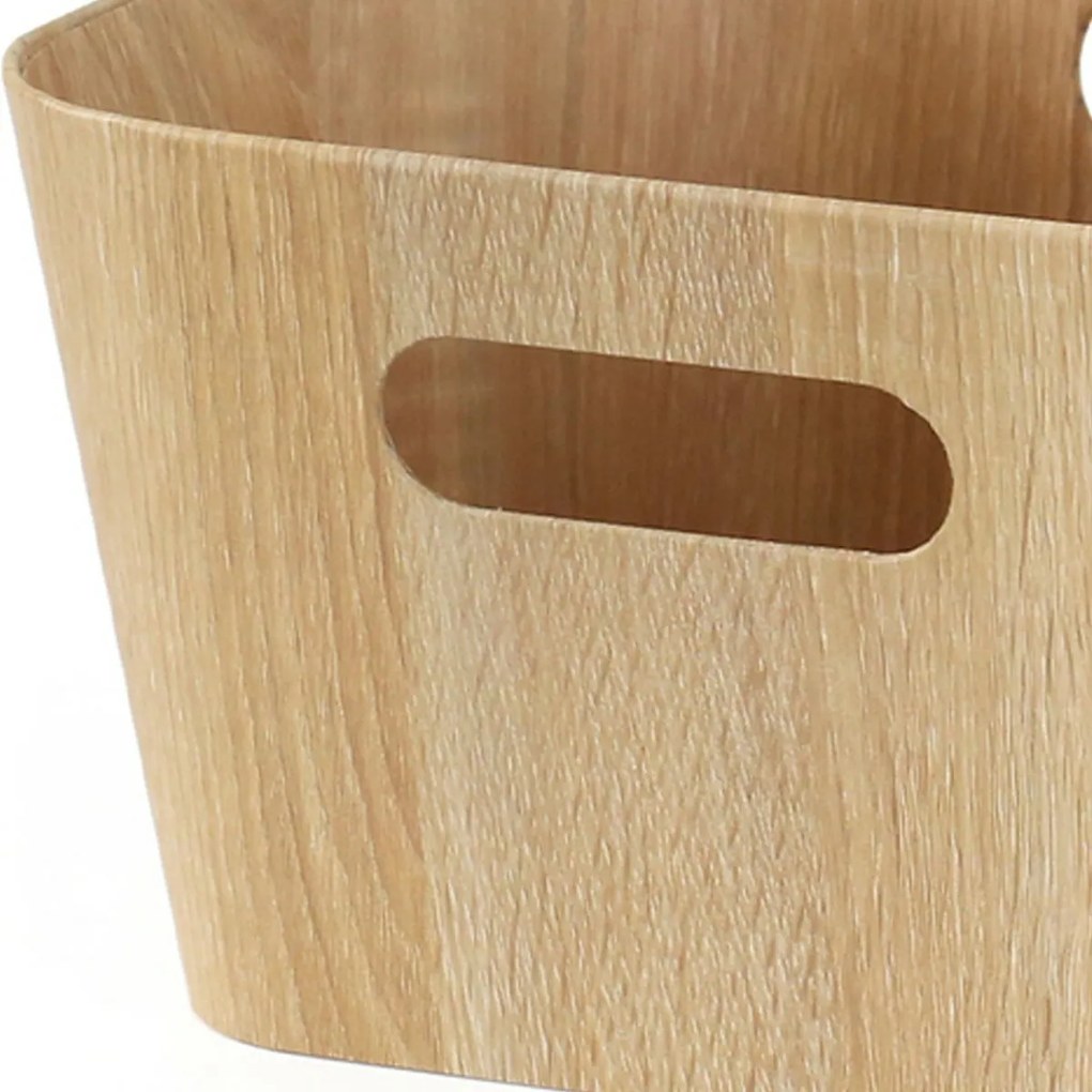 Kitchisimo 2 db tároló kosár szett 27 × 27 × 16cm, természetes, M