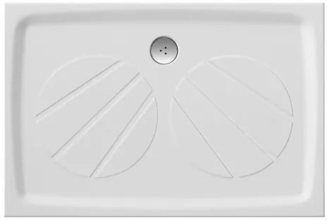 Zuhanytálca négyszögletes Ravak 110x80 cm öntött márvány fehér XA03D401010