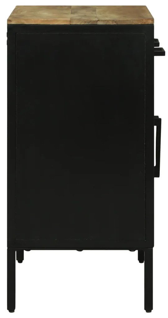 büféasztal 70x35x70 cm Tömör durva fa mangó