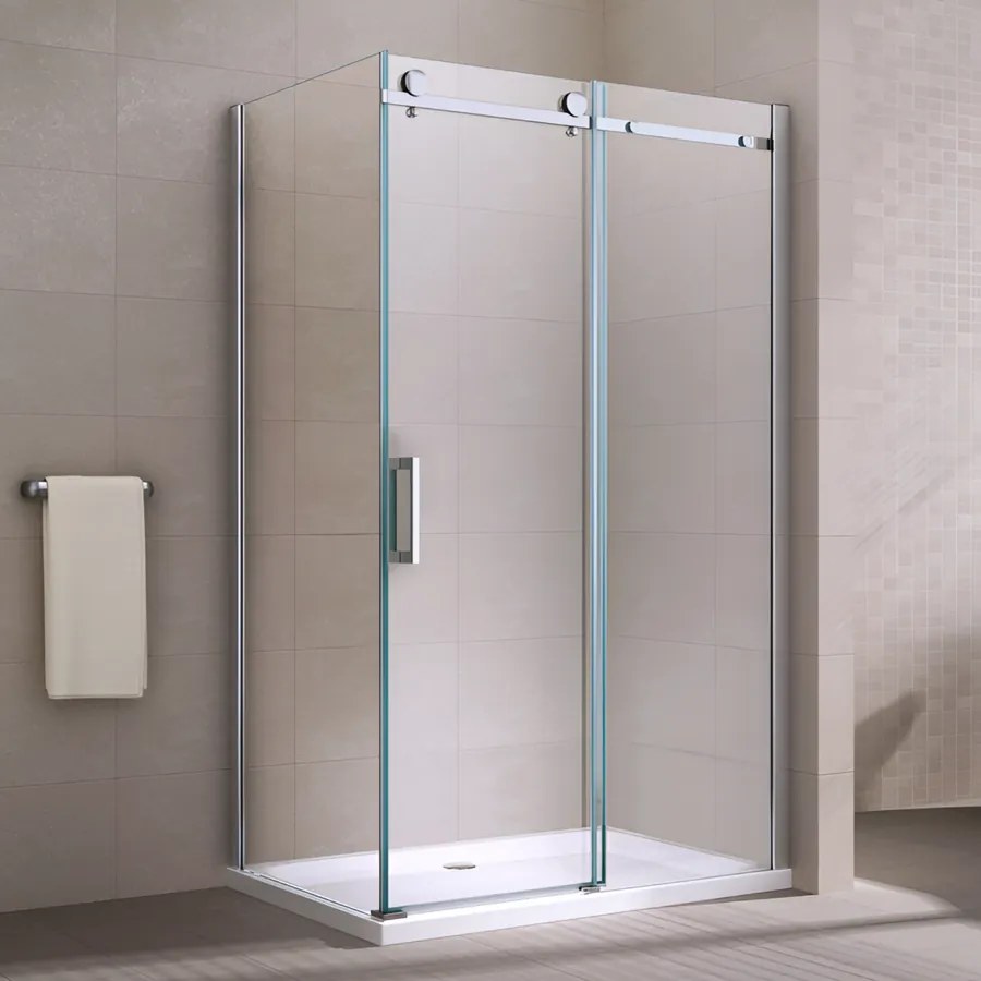 Milano Duo zuhanykabin 90x120, 195cm, 8mm, NANO