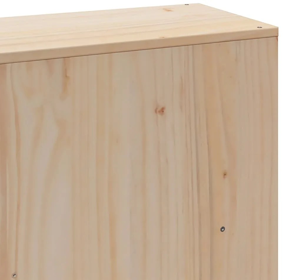 tömör fa könyvespolcos ágy matrac nélkül 200 x 200 cm