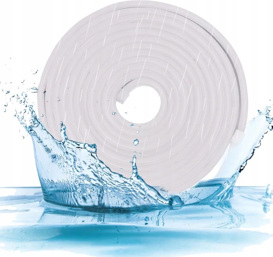 Led szalag Neon 12V 8W Hideg vízálló 1m Esztétikus és rugalmas