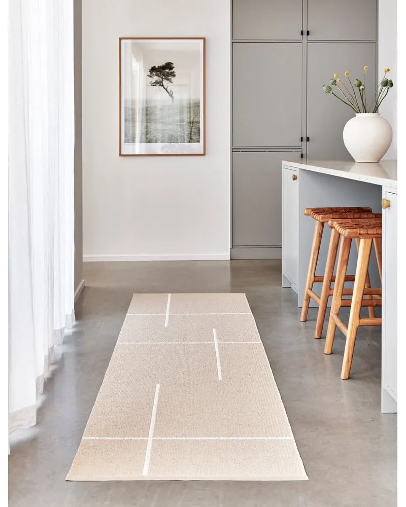 Bézs kültéri-beltéri szőnyeg 70x90 cm Fred Beige – Pappelina