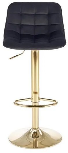 H-117 bárszék fekete, arany