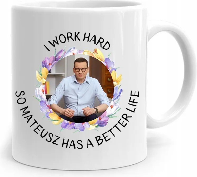 Bögre Politikus Miniszterelnök Mateusz Morawiecki Pis