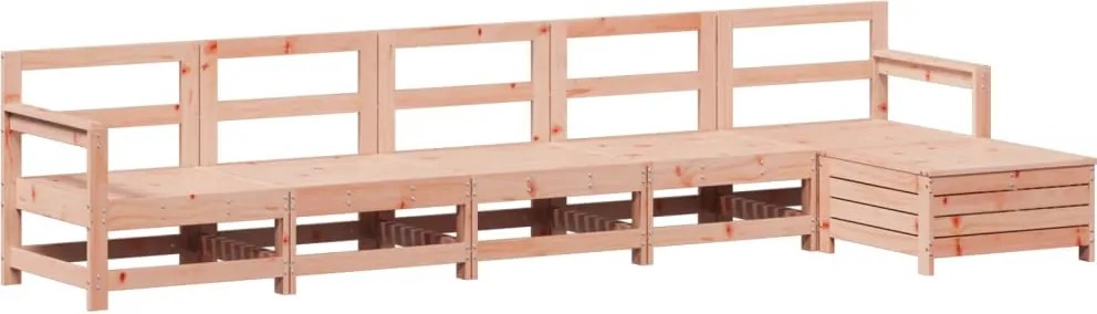 vidaXL 6 részes tömör duglászfenyő kerti kanapészett