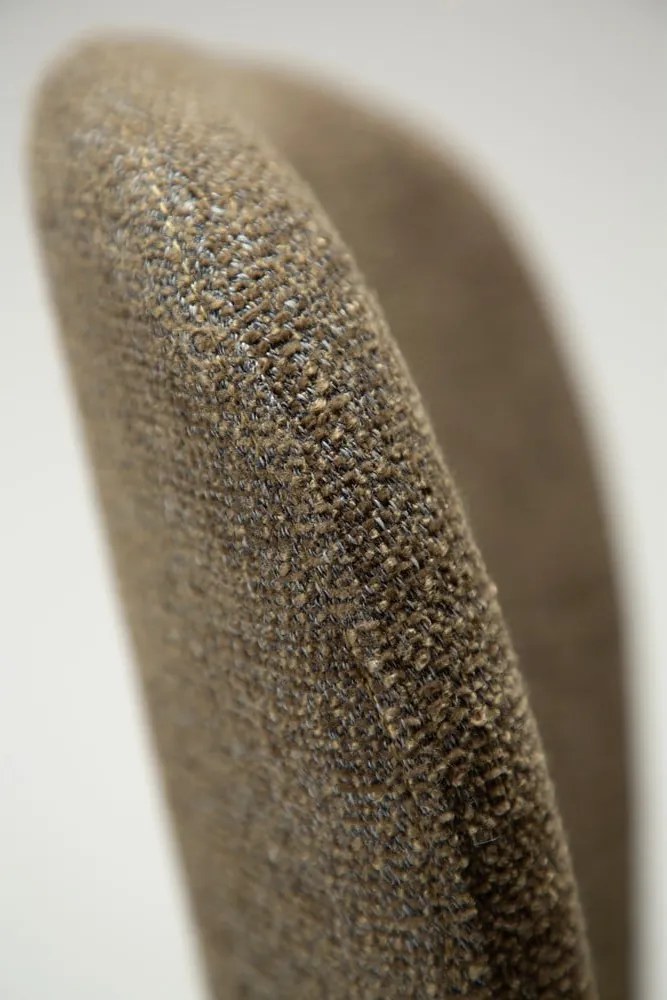 Khaki kárpitozott étkezőszék Heap – DAN-FORM Denmark